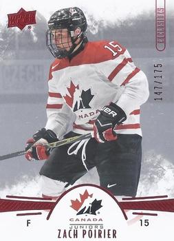 2016 Upper Deck Team Canada Juniors - Exclusives #66 Zach Poirier Front