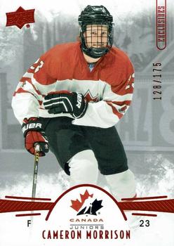 2016 Upper Deck Team Canada Juniors - Exclusives #73 Cameron Morrison Front