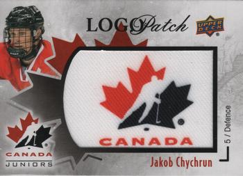 2016 Upper Deck Team Canada Juniors - Manufactured Logo Patches #LP-JC Jakob Chychrun Front