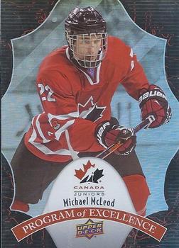 2016 Upper Deck Team Canada Juniors - Program of Excellence #POE-32 Michael McLeod Front
