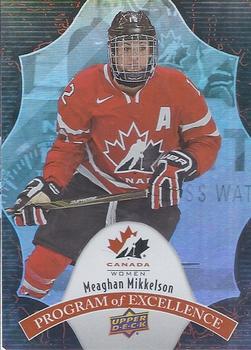 2016 Upper Deck Team Canada Juniors - Program of Excellence #POE-38 Meaghan Mikkelson Front