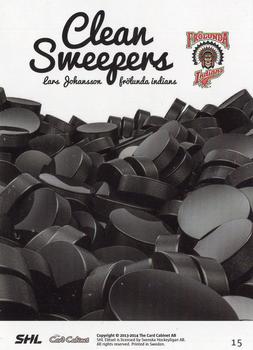 2013-14 SHL Elitset - Clean Sweepers #15 Lars Johansson Back