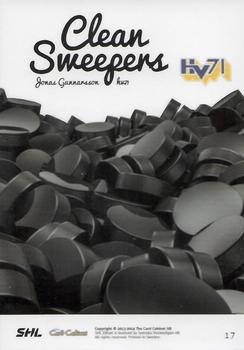 2013-14 SHL Elitset - Clean Sweepers #17 Jonas Gunnarsson Back