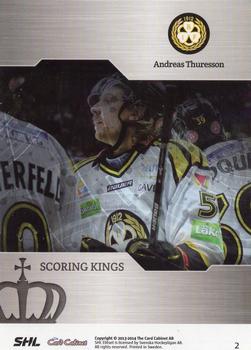 2013-14 SHL Elitset - Scoring Kings #2 Andreas Thuresson Back