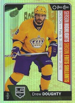2016-17 O-Pee-Chee - Rainbow Foil #608 Drew Doughty Front
