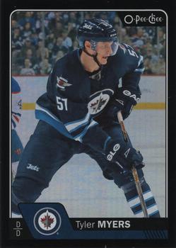 2016-17 O-Pee-Chee - Black Rainbow Foil #117 Tyler Myers Front