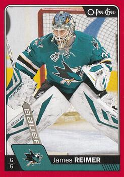 2016-17 O-Pee-Chee - Red Border #479 James Reimer Front