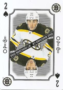 2016-17 O-Pee-Chee - Playing Cards #2♠ Brad Marchand Front