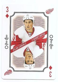 2016-17 O-Pee-Chee - Playing Cards #3♦ Dylan Larkin Front