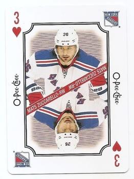 2016-17 O-Pee-Chee - Playing Cards #3♥ Mats Zuccarello Front