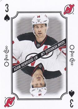 2016-17 O-Pee-Chee - Playing Cards #3♠ Adam Henrique Front