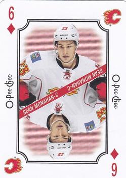 2016-17 O-Pee-Chee - Playing Cards #6♦ Sean Monahan Front