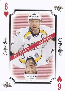 2016-17 O-Pee-Chee - Playing Cards #6♥ Shea Weber Front