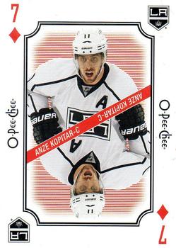 2016-17 O-Pee-Chee - Playing Cards #7♦ Anze Kopitar Front