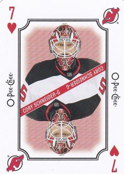 2016-17 O-Pee-Chee - Playing Cards #7♥ Cory Schneider Front