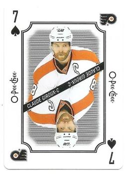 2016-17 O-Pee-Chee - Playing Cards #7♠ Claude Giroux Front