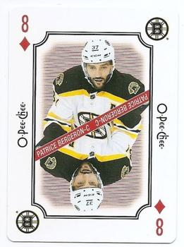 2016-17 O-Pee-Chee - Playing Cards #8♦ Patrice Bergeron Front