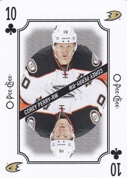 2016-17 O-Pee-Chee - Playing Cards #10♣ Corey Perry Front