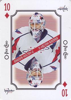 2016-17 O-Pee-Chee - Playing Cards #10♦ Braden Holtby Front