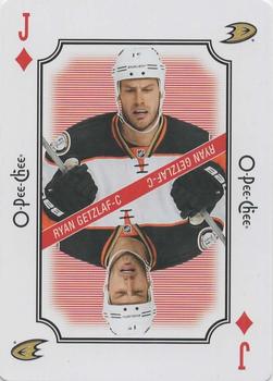 2016-17 O-Pee-Chee - Playing Cards #J♦ Ryan Getzlaf Front