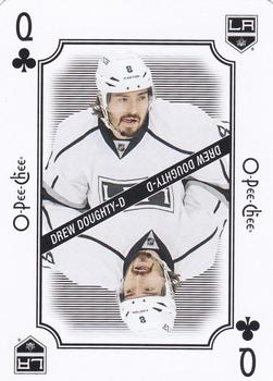 2016-17 O-Pee-Chee - Playing Cards #Q♣ Drew Doughty Front