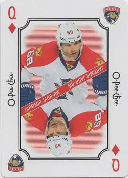 2016-17 O-Pee-Chee - Playing Cards #Q♦ Jaromir Jagr Front