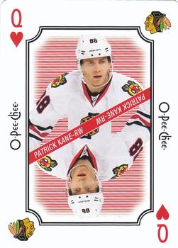 2016-17 O-Pee-Chee - Playing Cards #Q♥ Patrick Kane Front
