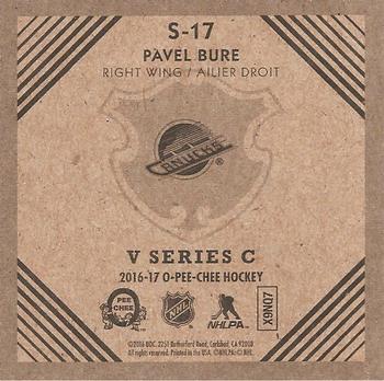 2016-17 O-Pee-Chee - V Series C #S-17 Pavel Bure Back