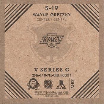 2016-17 O-Pee-Chee - V Series C #S-19 Wayne Gretzky Back