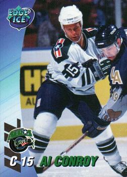 1995-96 Edge Ice Houston Aeros (IHL) #NNO Al Conroy Front