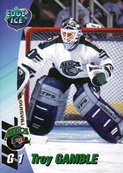 1995-96 Edge Ice Houston Aeros (IHL) #NNO Troy Gamble Front