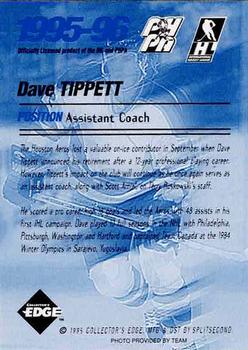 1995-96 Edge Ice Houston Aeros (IHL) #NNO Dave Tippett Back