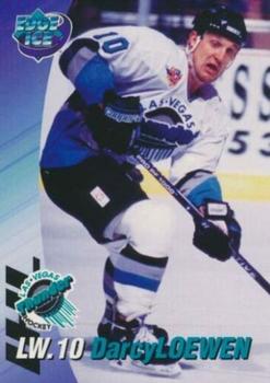 1995-96 Edge Ice Las Vegas Thunder (IHL) #NNO Darcy Loewen Front