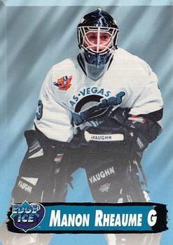 1995-96 Edge Ice Las Vegas Thunder (IHL) #Promo3 Manon Rheaume Front