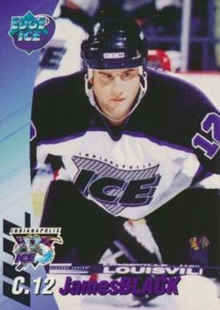 1995-96 Edge Ice Indianapolis Ice (IHL) #NNO James Black Front