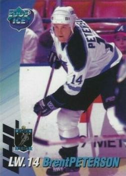 1995-96 Edge Ice Atlanta Knights (IHL) #NNO Brent Peterson Front