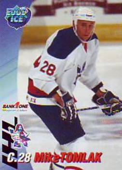 1995-96 Edge Ice Milwaukee Admirals (IHL) #NNO Mike Tomlak Front