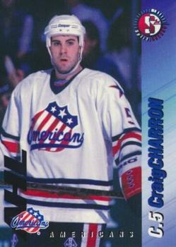 1995-96 SplitSecond Rochester Americans (AHL) #NNO Craig Charron Front