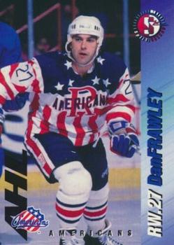 1995-96 SplitSecond Rochester Americans (AHL) #NNO Dan Frawley Front