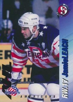 1995-96 SplitSecond Rochester Americans (AHL) #NNO Jamie Leach Front