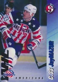 1995-96 SplitSecond Rochester Americans (AHL) #NNO Jay Mazur Front