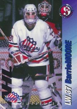 1995-96 SplitSecond Rochester Americans (AHL) #NNO Barrie Moore Front