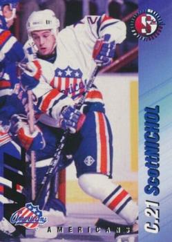 1995-96 SplitSecond Rochester Americans (AHL) #NNO Scott Nichol Front