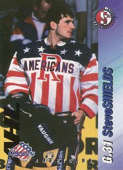 1995-96 SplitSecond Rochester Americans (AHL) #NNO Steve Shields Front