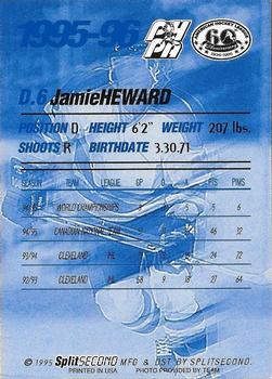 1995-96 SplitSecond St. John's Maple Leafs (AHL) #NNO Jamie Heward Back