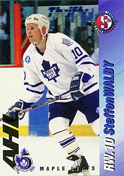 1995-96 SplitSecond St. John's Maple Leafs (AHL) #NNO Steffon Walby Front