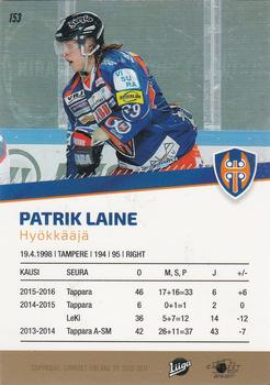 2016-17 Cardset Finland #153 Patrik Laine Back
