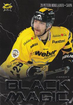 2016-17 Cardset Finland - Black Magic #BM11 Petteri Nokelainen Front