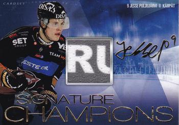 2016-17 Cardset Finland - Signature Champions Exchange #SC6 Jesse Puljujärvi Front