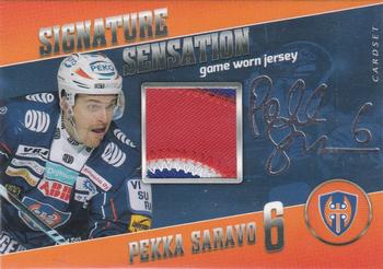 2016-17 Cardset Finland - Signature Sensation Series 1 Exchange #SS5 Pekka Saravo Front